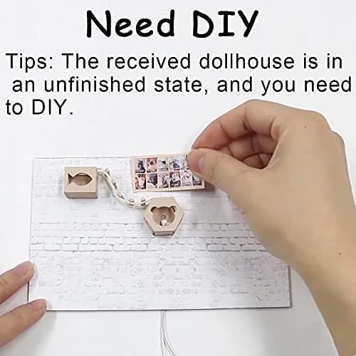 CUTEBEE Cat Coffee Garden DIY Dollhouse Miniature Kit with Furniture, 1.38 kg (3.06 lb) | Collectible Home Decor thumbnail 4