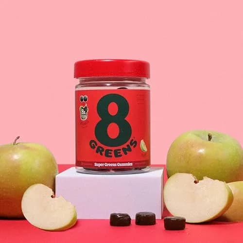 8G Supergreens Daily Gummies, Apple, 50 Servings | Supports Metabolism & Immunity thumbnail 9