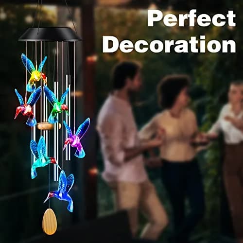 DesGully Wind Chimes 25 Inch Deep Tone Aluminum Tubes Garden Decor Gift thumbnail 3