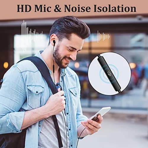 Guguearth Lightning Headphones Earphones Wired, MFi Certified & Magnetic | Premium Apple Lightning Earbuds for iPhone thumbnail 4