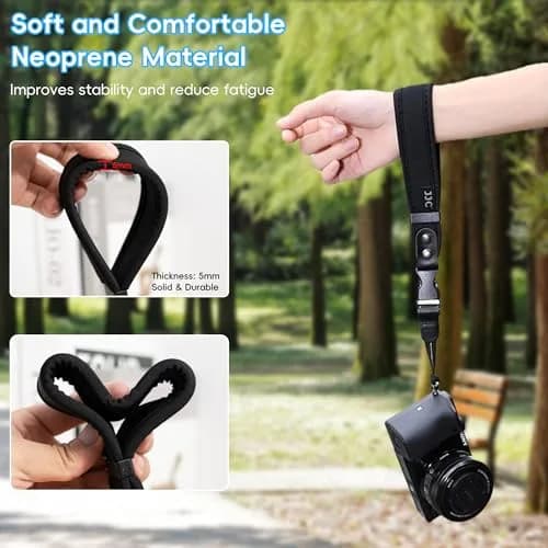 Kiorafoto Quick Release Soft Neoprene Camera Hand Grip Strap | 28.5 cm (11.2 in) thumbnail 6