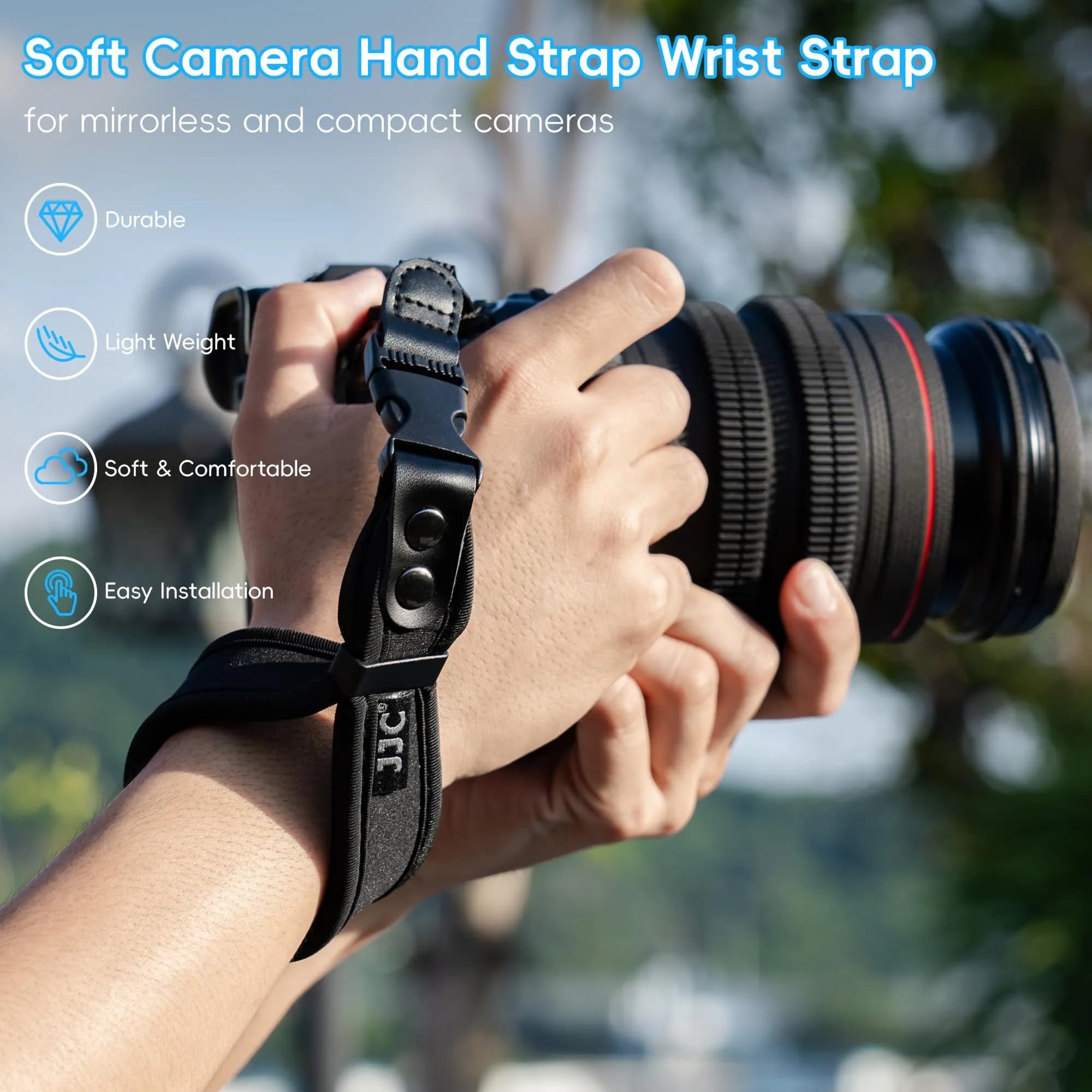 Kiorafoto Mini EVO Standard Style w Buckle Adjustable Nylon Camera Hand Wrist Strap Lanyard - view 2