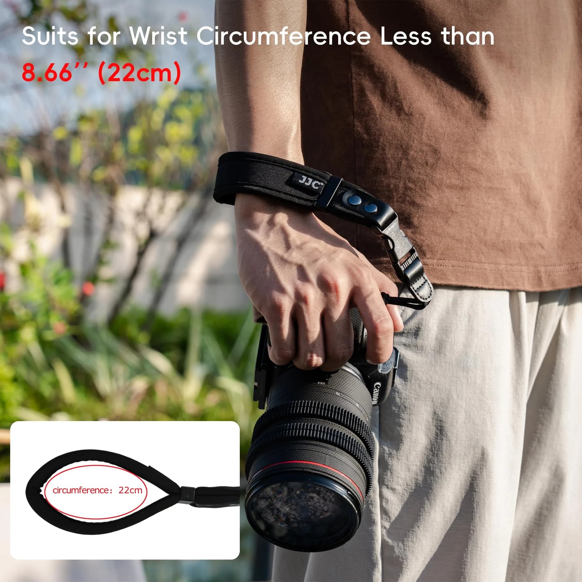 Kiorafoto Mini EVO Standard Style w Buckle Adjustable Nylon Camera Hand Wrist Strap Lanyard - view 4