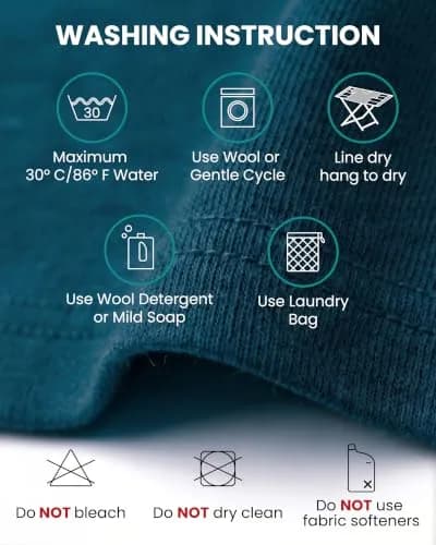Merino.tech 100% Merino Wool Base Layer Men Set | Thermal Underwear for Men, X-Large, 250 Merinos, All-Season Comfort thumbnail 6