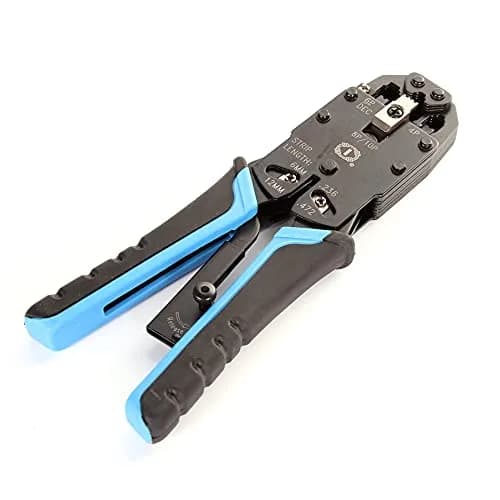 FocusFoto RJ45 Crimping Tool for Network LAN Cables | 20cm (7.87 in) Ergonomic Handle thumbnail 2