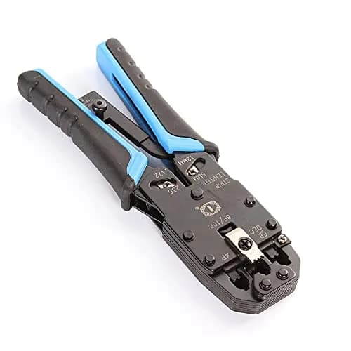 FocusFoto RJ45 Crimping Tool for Network LAN Cables | 20cm (7.87 in) Ergonomic Handle thumbnail 3