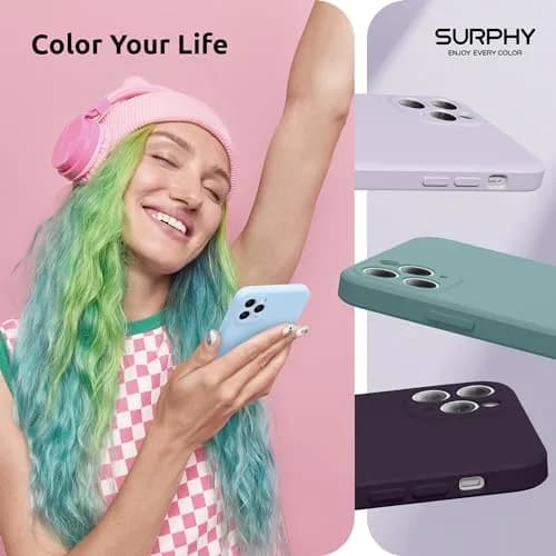 SURPHY Liquid Silicone Case for iPhone 11 Pro 5.8 inches | Camera & Flat Edge Protection thumbnail 7