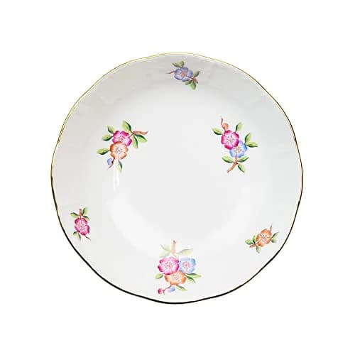 Herend Chinese Flower Fruit Bowl 13.5cm | Hand-Painted Porcelain Unique Art thumbnail 2