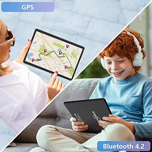 FEONAL 10.1 inch Android Tablet 2024 Octa-Core 64GB Silver | Full HD IPS Display, 8H Battery, Dual Cameras thumbnail 9