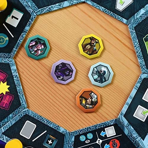 Burnt Island Games In Too Deep Strategy Board Game 29.7cm x 29.7cm x 0.3cm | Cyberpunk Secret Agents thumbnail 4