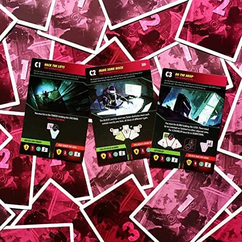 Burnt Island Games In Too Deep Strategy Board Game 29.7cm x 29.7cm x 0.3cm | Cyberpunk Secret Agents thumbnail 5