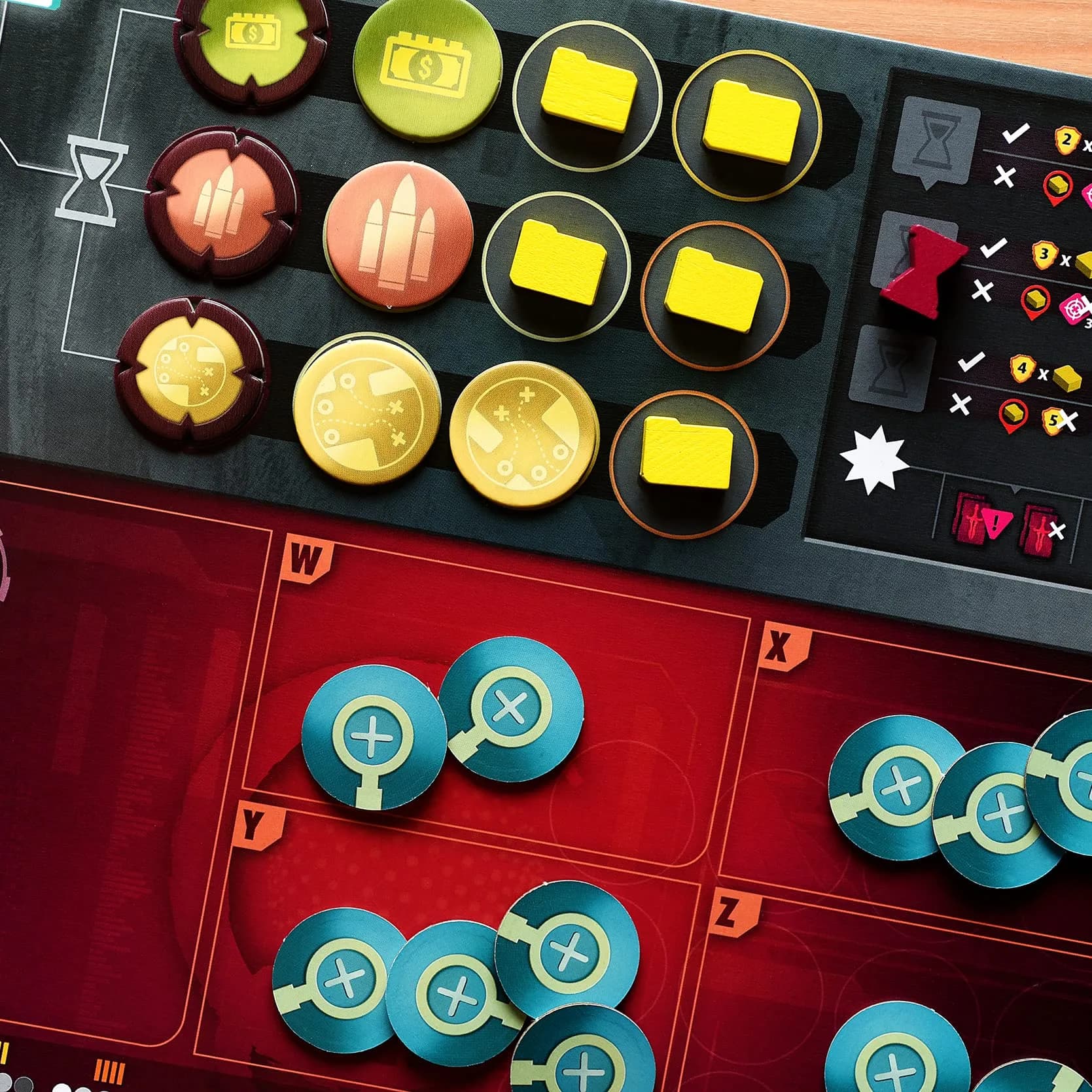 Burnt Island Games In Too Deep Strategy Board Game 29.7cm x 29.7cm x 0.3cm | Cyberpunk Secret Agents - view 7
