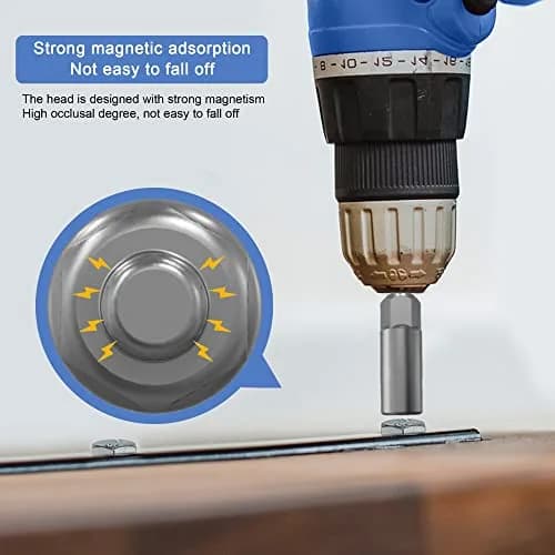 Monliful Nut Driver Set (10mm,13mm,16mm) | Power Wing Nut Drivers for Panel Nuts & Screws thumbnail 3