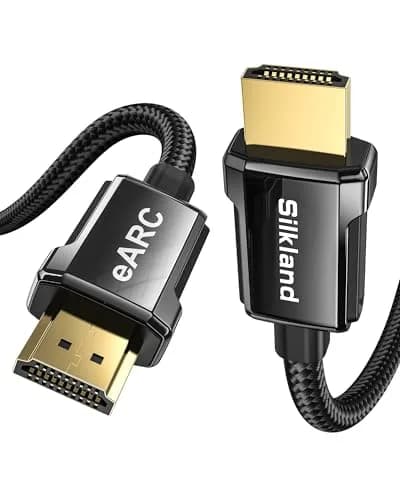 Silkland 8K HDMI 2.1 Cable 1m (3.3ft) | 48Gbps, 4K@120Hz, ARC/eARC for Soundbar thumbnail 1