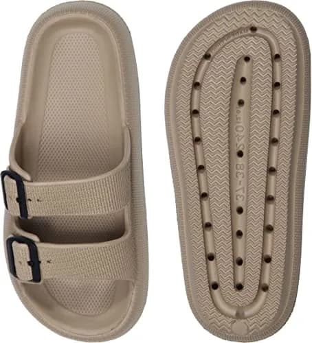 Weweya Non Slip Shower Shoe for Men Khaki Size 12-13 | Waterproof, Quick Drying, Comfortable thumbnail 7