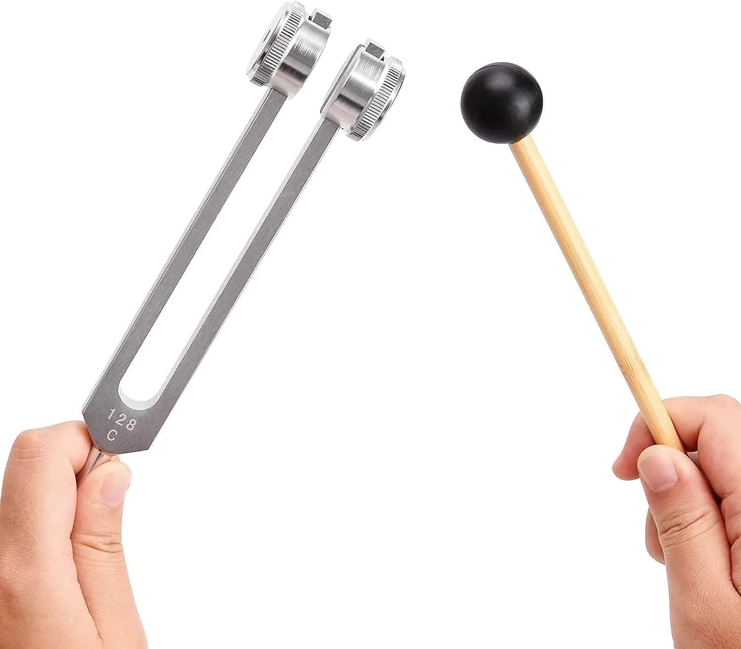OTURGC 128 Hz Tuning Fork Medical Weighted Biosonics Tuning Forks for Healing 7.6cm (3 inches) - view 3
