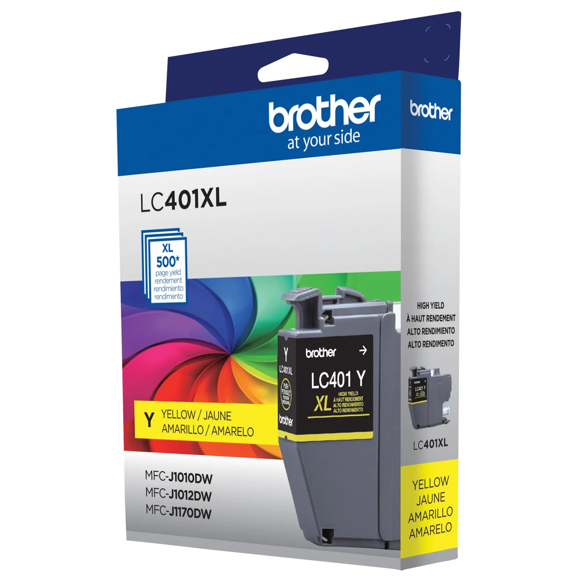 Brother LC401XLY High Yield Yellow Ink Cartridge | Professional Print Quality - view 2