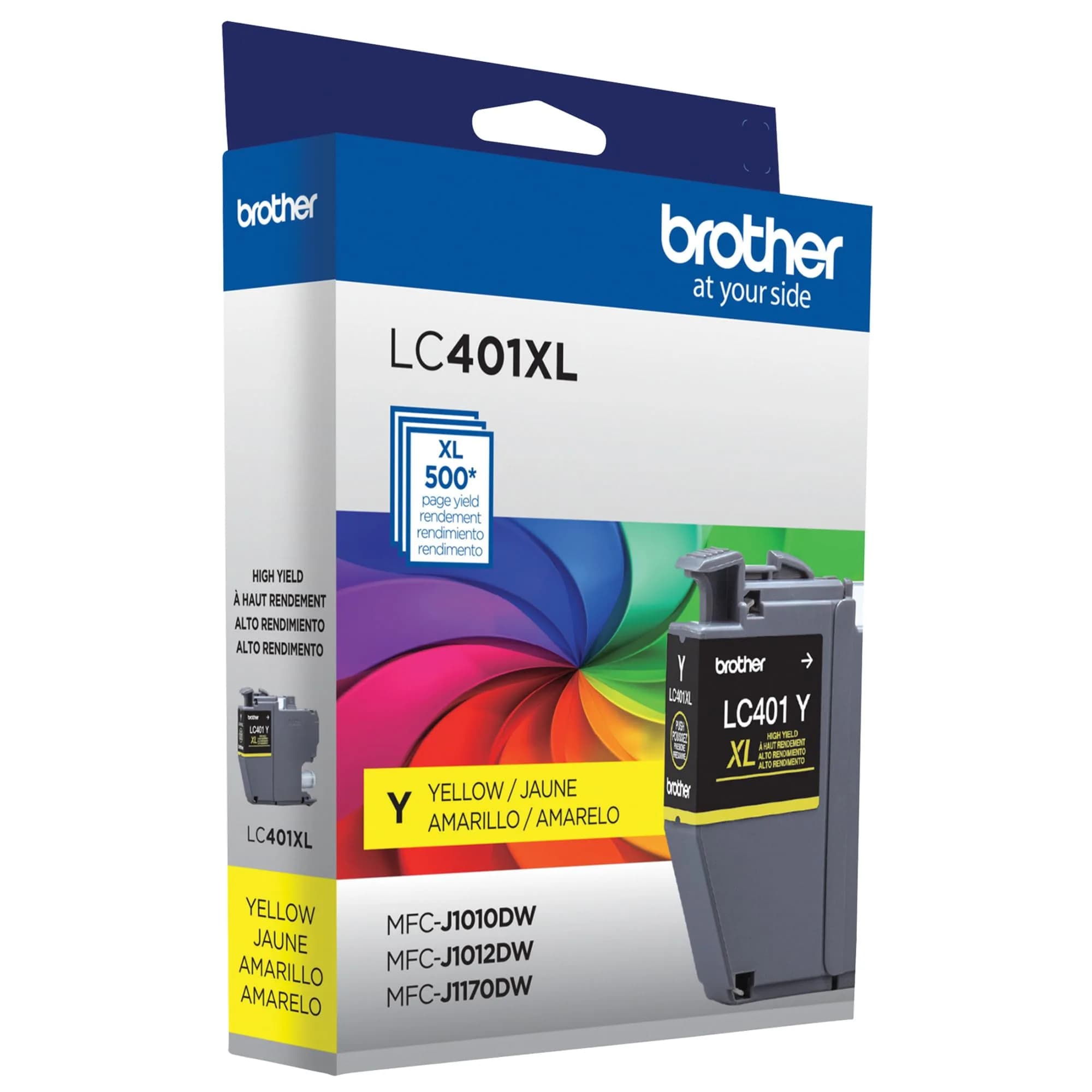 Brother LC401XLY High Yield Yellow Ink Cartridge | Professional Print Quality - view 3