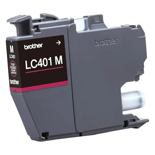 Brother Genuine LC401M Standard Yield Magenta Ink Cartridge | Up to 200 Pages, Water-Based Ink thumbnail 8