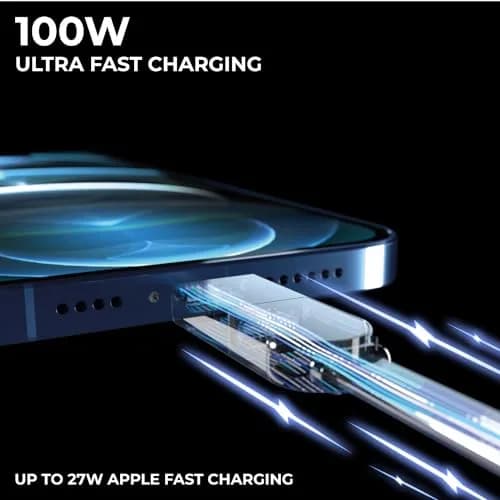 Rolling Square inCharge X 6-in-1 USB-C Charging Cable 15cm (5.9in) | 100W Fast Charging & Data Transfer thumbnail 3