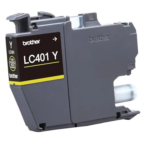 Brother Genuine LC401Y Standard Yield Yellow Ink Cartridge | 200 Pages Yield thumbnail 8