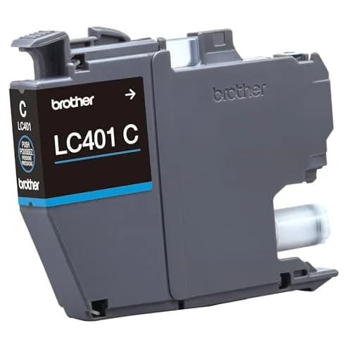 Brother Genuine LC401C Standard Yield Cyan Ink Cartridge | Up to 200 Pages thumbnail 8