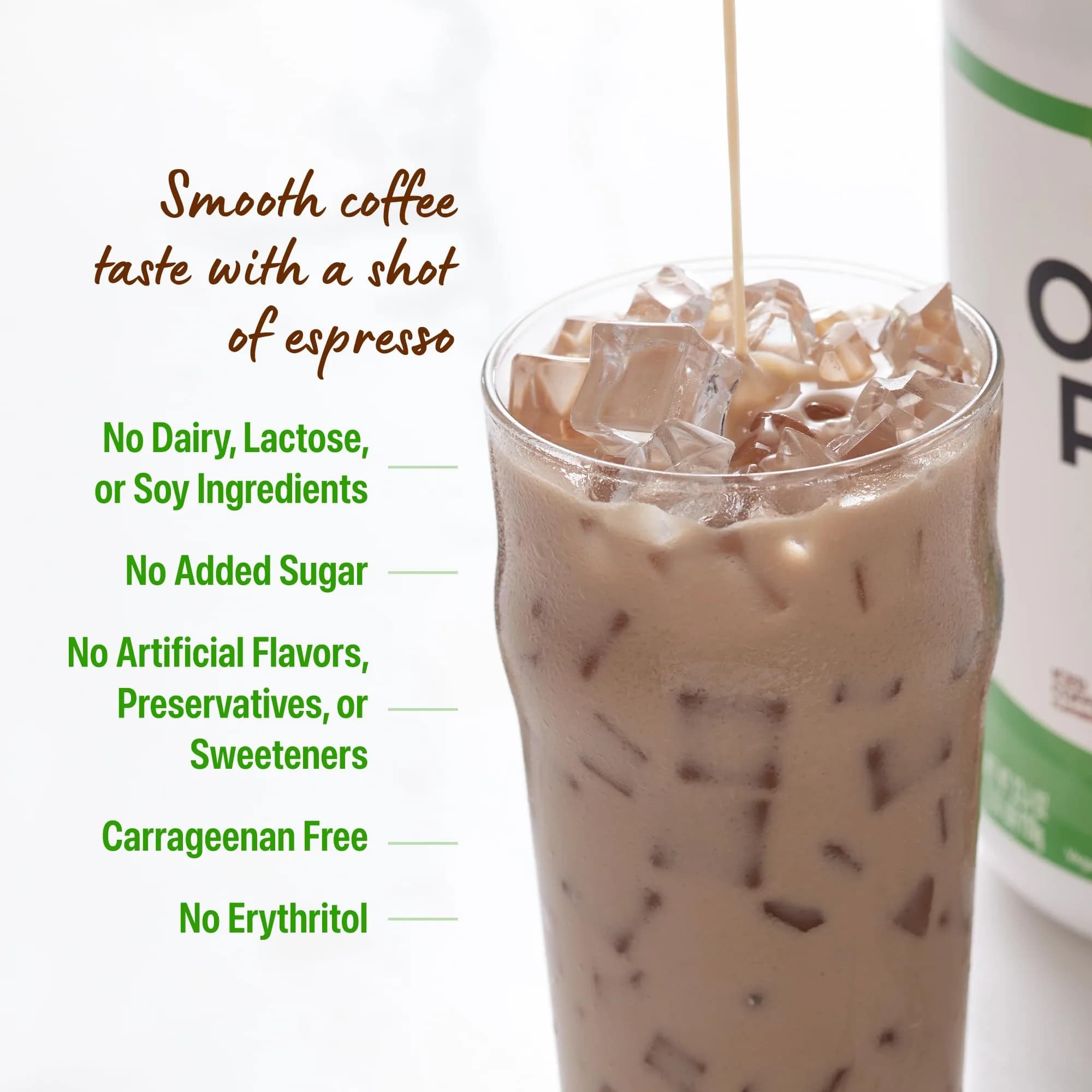Orgain Organic Vegan Protein Powder, Iced Coffee Flavour, 2.03 lb - Delicious Plant-Based Nutrition - view 5