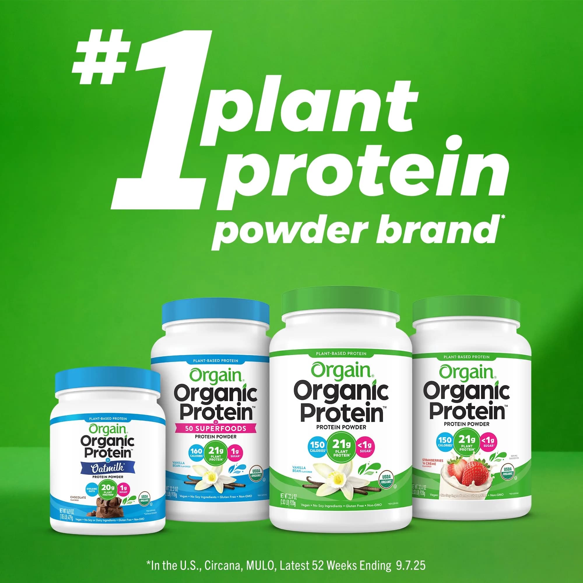 Orgain Organic Vegan Protein Powder, Iced Coffee Flavour, 2.03 lb - Delicious Plant-Based Nutrition - view 7
