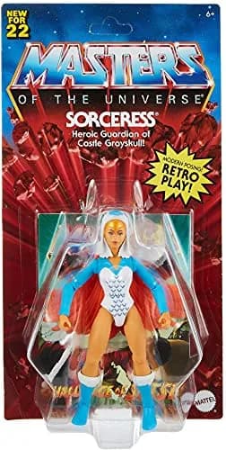 Masters of the Universe Sorceress Action Figure 5.5-inch | Vintage-inspired collectible with accessory thumbnail 6