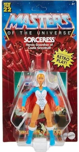 Masters of the Universe Sorceress Action Figure 5.5-inch | Vintage-inspired collectible with accessory thumbnail 2