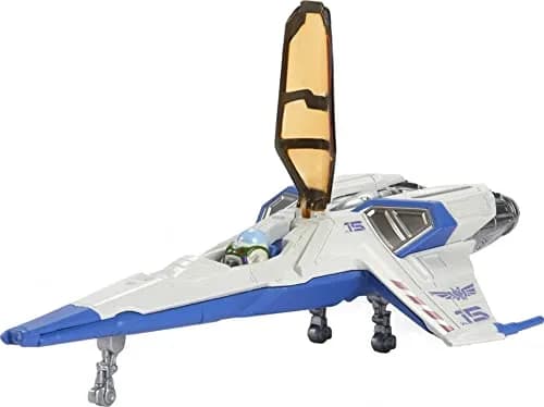 Mattel Disney Pixar Lightyear Hyperspeed Series Buzz Lightyear & XL-15 Spaceship Toy Set | Ages 4+ | 15.24cm (6in) Vehicle thumbnail 5