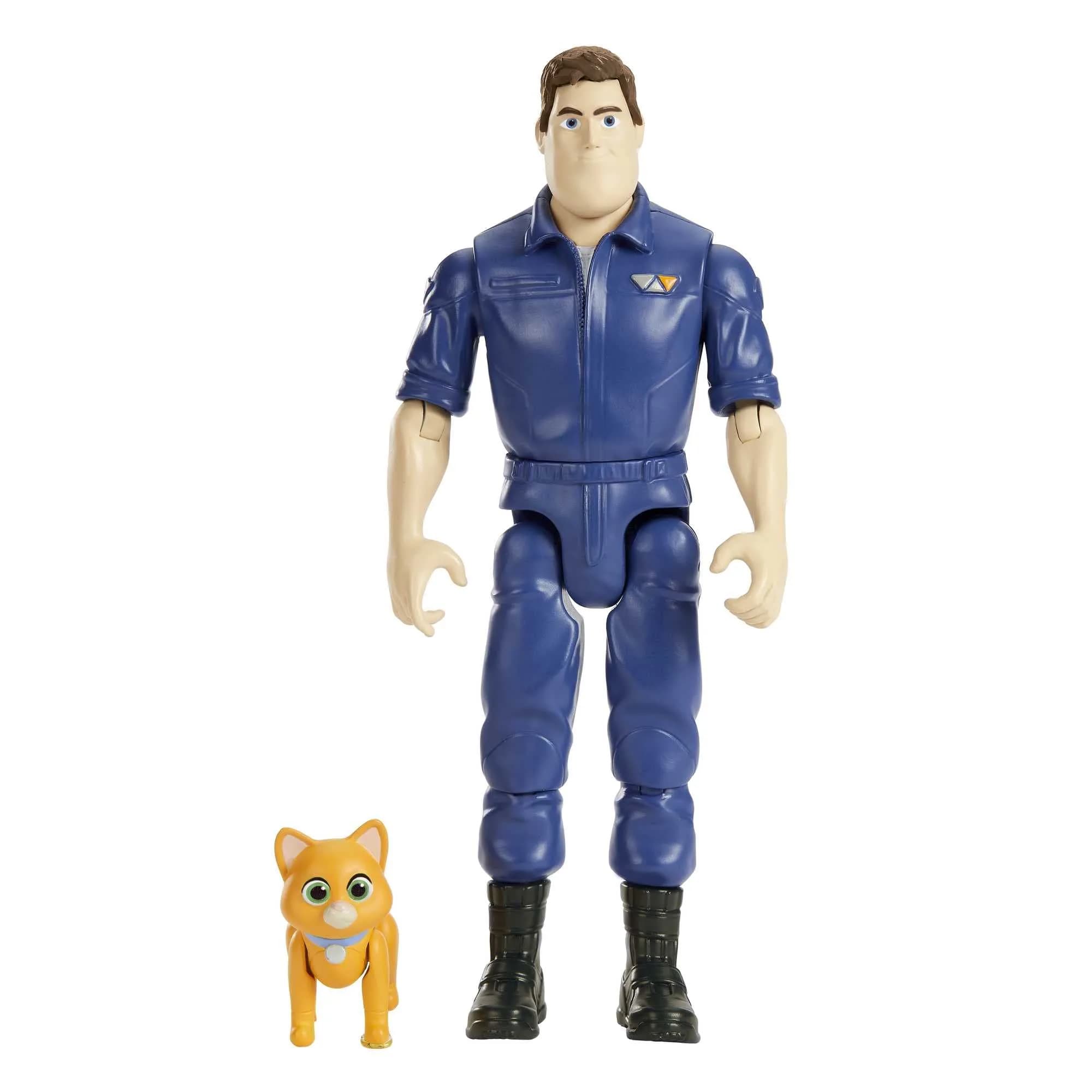 Mattel Disney Pixar Lightyear Buzz Lightyear Action Figure with Sox 5-in Scale | 12 Articulation Points - main product image