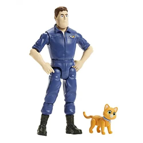 Mattel Disney Pixar Lightyear Buzz Lightyear Action Figure with Sox 5-in Scale | 12 Articulation Points thumbnail 5