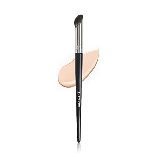 ENZO KEN Angled Concealer Brush Under Eye | Small Nose Contour Brush, Black, 8M01 thumbnail 1