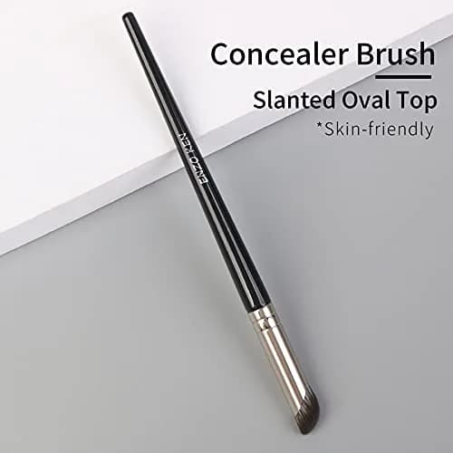 ENZO KEN Angled Concealer Brush Under Eye | Small Nose Contour Brush, Black, 8M01 thumbnail 9