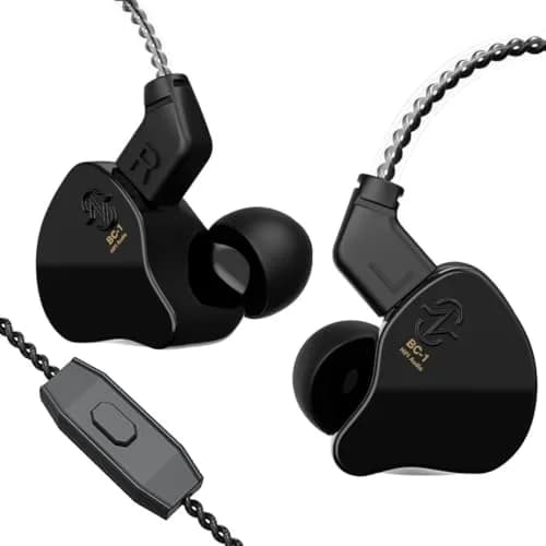 YINYOO CCZ Melody Wired In-Ear Gaming Earbuds with Mic | 1.2m Detachable Cable, 16 Ohm Impedance thumbnail 1