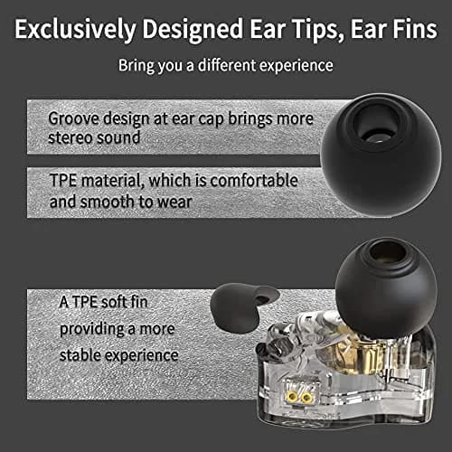 YINYOO CCZ Melody Wired In-Ear Gaming Earbuds with Mic | 1.2m Detachable Cable, 16 Ohm Impedance thumbnail 2