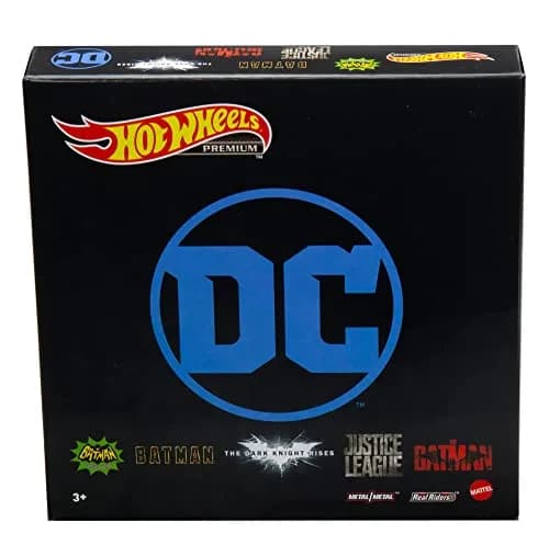 Hot Wheels Batman Batmobile Toy Car Bundle, Set of 5 Fan-Favorite Castings in 1:64 Scale with Special Packaging thumbnail 9