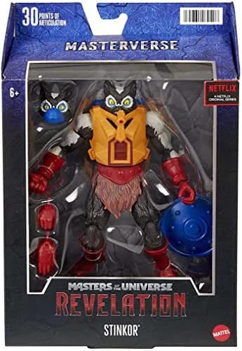 Masters of the Universe Masterverse Stinkor Action Figure with Accessories, 7-inch (17.78 cm) Motu Collectible Gift for Fans 6 Years Old & Up thumbnail 1