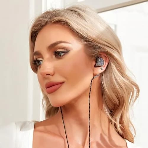 YINYOO Melody Wired In-Ear Monitors 16Ω | Clear Black, 1.2m OFC Cable thumbnail 6