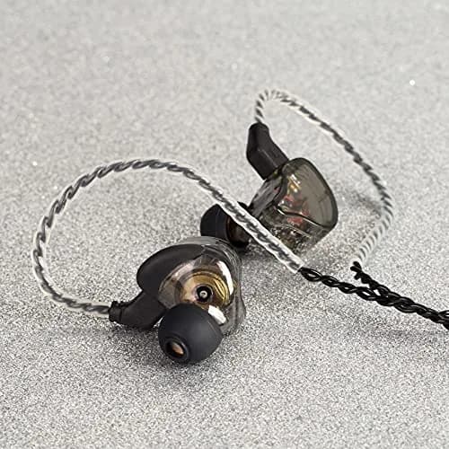YINYOO Melody Wired In-Ear Monitors 16Ω | Clear Black, 1.2m OFC Cable thumbnail 7