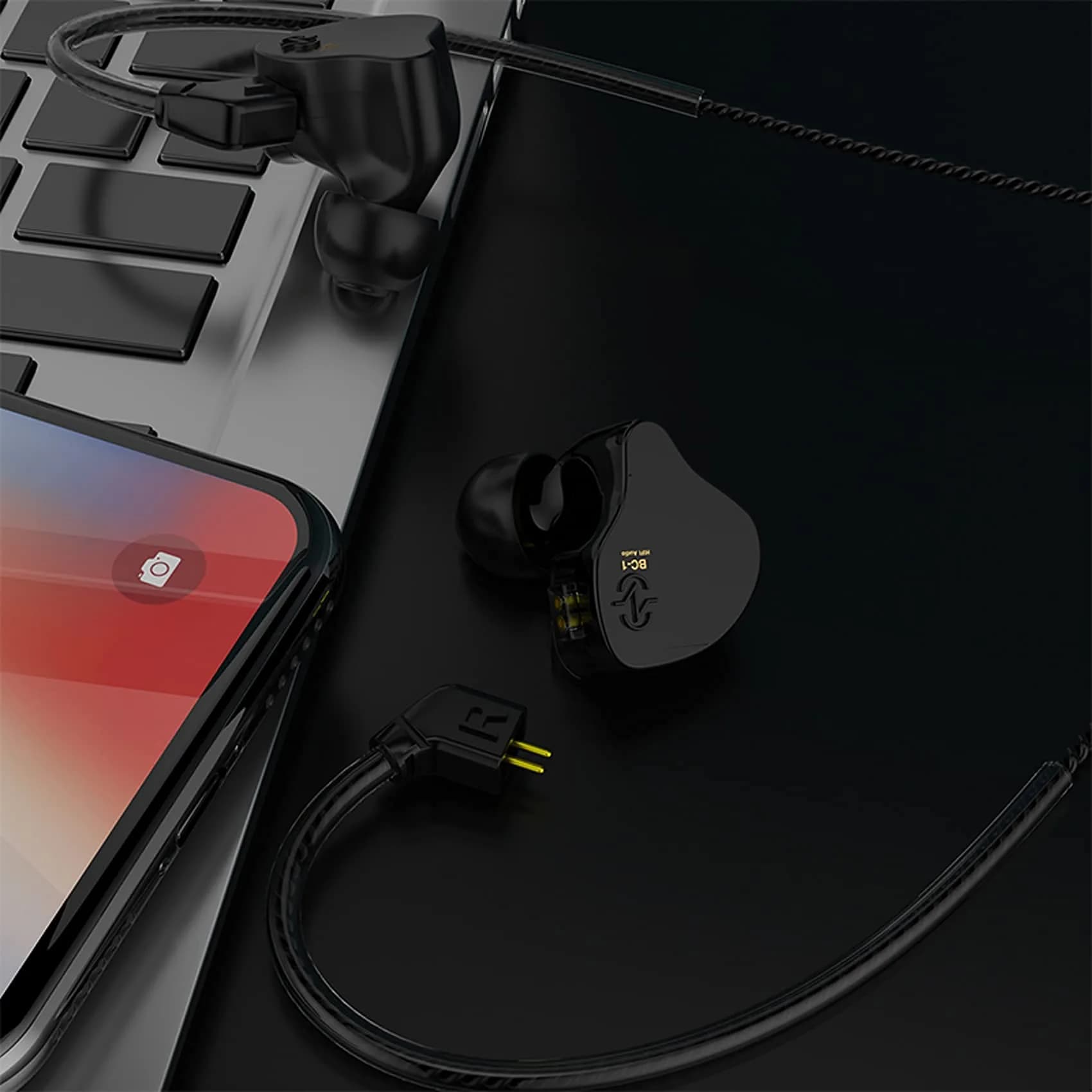 YINYOO CCZ Melody In-Ear Monitors Wired Earbuds Without Microphone | 16 Ohm Impedance - view 7