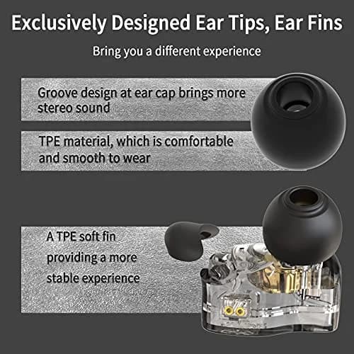 YINYOO CCZ Melody In-Ear Monitors Wired Earbuds Without Microphone | 16 Ohm Impedance thumbnail 2
