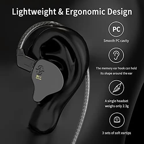 YINYOO CCZ Melody In-Ear Monitors Wired Earbuds Without Microphone | 16 Ohm Impedance thumbnail 3