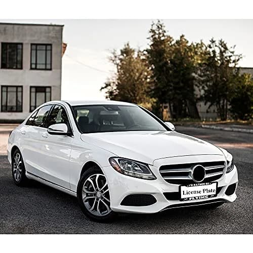 oFloral License Plate Frame Aluminum Alloy 12.4" x 6.4" | Durable White Airplanes Pattern (70-120 chars) thumbnail 4