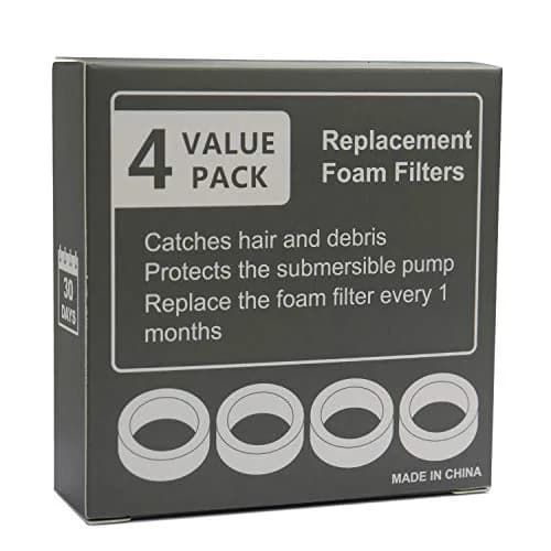 OYES Cat Water Fountain Filters & Sponges | 4 Pack, 2L Capacity thumbnail 6