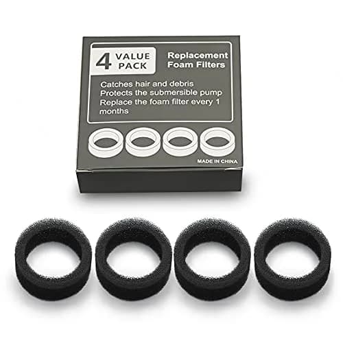 OYES Cat Water Fountain Filters & Sponges | 4 Pack, 2L Capacity thumbnail 1