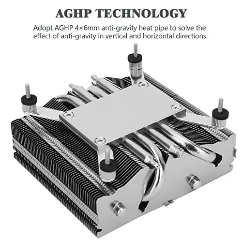 Thermalright AXP-90 X53 Low Profile CPU Cooler 53mm Height | Quiet 90mm PWM Fan, 4 Heat Pipes, 135W TDP thumbnail 2
