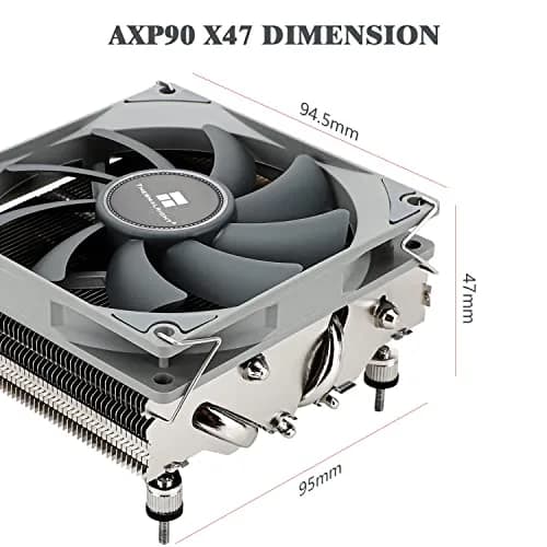 Thermalright AXP90 X47 Low Profile CPU Cooler 47mm Height | Compatible with Intel LGA1700/1200/115x & AMD AM4/AM5 thumbnail 6