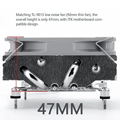 Thermalright AXP90 X47 Low Profile CPU Cooler 47mm Height | Compatible with Intel LGA1700/1200/115x & AMD AM4/AM5 thumbnail 3